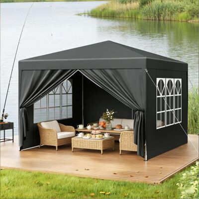 SANS MARQUE Tonnelle De Jardin Stable, Pavillon Extérieur, Protection De Toit Pour Patio, Mariage, Traiteur & Événements (tonnelle Uniquement) - Publicité SANS MARQUE Tonnelle De Jardin Stable, Pavillon Extérieur, Protection De Toit Pour Patio, Mariage, Traiteur & Événements (tonnelle Uniquement) - Publicité
