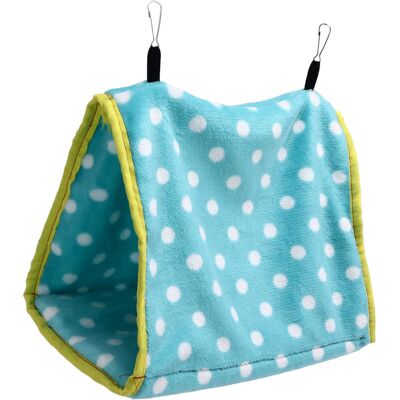 PELTOR Jeffergarden Lit Pour Oiseaux Pliable, Portable, Confortable, En Flanelle, Hamac Suspendu Triangulaire Avec Crochets Pour Perroquets, Hamsters, Écureuils, Vert - Publicité PELTOR Jeffergarden Lit Pour Oiseaux Pliable, Portable, Confortable, En Flanelle, Hamac Suspendu Triangulaire Avec Crochets Pour Perroquets, Hamsters, Écureuils, Vert - Publicité