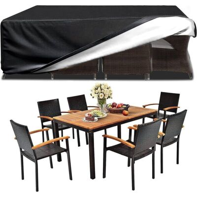 Vision Tigrezy-housse Salon De Jardin, 180120 74cm 420d Oxford Housse De Protection Pour Table Chaise Meubles De Jardin Exterieur, Étanche Coupe-vent Anti-uv Housse Protection De - Publicité Vision Tigrezy-housse Salon De Jardin, 180120 74cm 420d Oxford Housse De Protection Pour Table Chaise Meubles De Jardin Exterieur, Étanche Coupe-vent Anti-uv Housse Protection De - Publicité