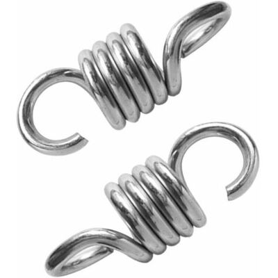 ABYSSE 2 Pièces Crochets De Suspension 300 Kilogram Poids Ressort De Hamac Supporté Chaise À Ressort Pour Chaises De Porche Balançoires À Suspendre - Publicité ABYSSE 2 Pièces Crochets De Suspension 300 Kilogram Poids Ressort De Hamac Supporté Chaise À Ressort Pour Chaises De Porche Balançoires À Suspendre - Publicité