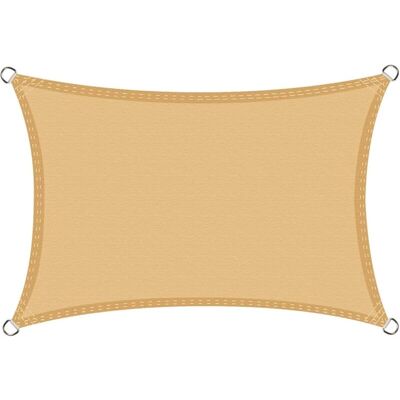 Melissa Voile D'Ombrage Imperméable Rectangulaire 2x3m, Toile Ombrage Pes Résistant À L'Eau, Filet Dombrage Rectangle 3x2m, Résistant 98% Protection Rayons Uv Pour Patio Terrasse Extérieur, Sable 2x3 - Publicité Melissa Voile D'Ombrage Imperméable Rectangulaire 2x3m, Toile Ombrage Pes Résistant À L'Eau, Filet Dombrage Rectangle 3x2m, Résistant 98% Protection Rayons Uv Pour Patio Terrasse Extérieur, Sable 2x3 - Publicité