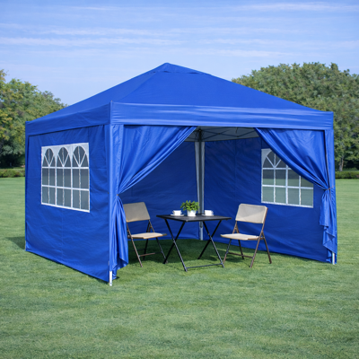 ACKERMAN Tonnelle Pliable 3 X 3 M, Imperméable, Stable Et Résistante En Hiver, Avec 4 Parois Latérales Et 4 Sacs De Sable, Protection Uv 50+, Pliable, Idéal Pour Jardin, Fête Et Camping, Cadre En Acier (bleu) - Publicité ACKERMAN Tonnelle Pliable 3 X 3 M, Imperméable, Stable Et Résistante En Hiver, Avec 4 Parois Latérales Et 4 Sacs De Sable, Protection Uv 50+, Pliable, Idéal Pour Jardin, Fête Et Camping, Cadre En Acier (bleu) - Publicité