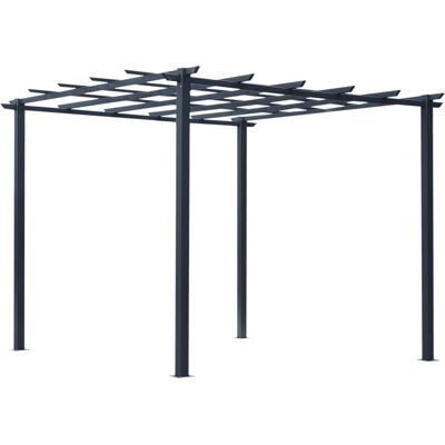 ACKERMAN Pavillon De Rosiers Outsunny, Arche De Plantation Robuste Servant De Support Pour Les Plantes Grimpantes, Métal Résistant Aux Intempéries, Noir, 2,97 X 2,95 X 2,3 M Pour Jardin Et Terrasse - Publicité ACKERMAN Pavillon De Rosiers Outsunny, Arche De Plantation Robuste Servant De Support Pour Les Plantes Grimpantes, Métal Résistant Aux Intempéries, Noir, 2,97 X 2,95 X 2,3 M Pour Jardin Et Terrasse - Publicité