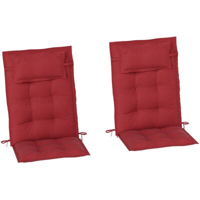ACKERMAN Lot De 2 Coussins Pour Transats, Déperlants, Pour Chaises Longues De Jardin, Chaises De Plage, Transats, Coussins Pour Mobilier De Jardin, 50 X 116 X 5 Cm, Rouge Bordeaux - Publicité ACKERMAN Lot De 2 Coussins Pour Transats, Déperlants, Pour Chaises Longues De Jardin, Chaises De Plage, Transats, Coussins Pour Mobilier De Jardin, 50 X 116 X 5 Cm, Rouge Bordeaux - Publicité
