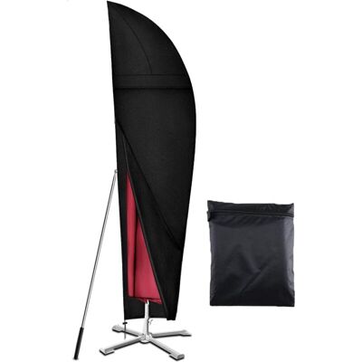 MOXIE Housse Parasol Déporté De 2,7m À 3,4m, Robuste Tissu Oxford 420d, Iimperméable, Anti-uv Housse De Protection Parasol Deporte Avec Grilles D’aération (265x40/70/50cm) - Noir - Publicité MOXIE Housse Parasol Déporté De 2,7m À 3,4m, Robuste Tissu Oxford 420d, Iimperméable, Anti-uv Housse De Protection Parasol Deporte Avec Grilles D’aération (265x40/70/50cm) - Noir - Publicité