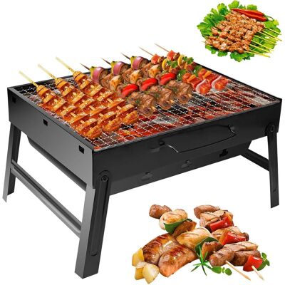 Generic Barbecue Mini Pliable, Barbecue De Table Et De Camping Pour Pique Nique, Jardin, Terrasse Et Voyage - Publicité Generic Barbecue Mini Pliable, Barbecue De Table Et De Camping Pour Pique Nique, Jardin, Terrasse Et Voyage - Publicité