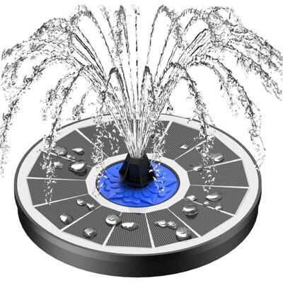 MOXIE Fontaine Solaire Extérieur 2.3w 2024 Upgraded,solaire Flottant Fontaine Avec 8 Buses Pour Bain D'Oiseaux, Étang, Piscine, Patio, Décoration De Jardin - Publicité MOXIE Fontaine Solaire Extérieur 2.3w 2024 Upgraded,solaire Flottant Fontaine Avec 8 Buses Pour Bain D'Oiseaux, Étang, Piscine, Patio, Décoration De Jardin - Publicité
