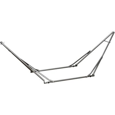 ACKERMAN Support Pliable 2 En 1 Pour Hamac Et Étendoir À Vêtements, Capacité De Charge Jusqu'à 120 Kg, 290 X 92 X 88 Cm, Pour Jardin Et Terrasse - Publicité ACKERMAN Support Pliable 2 En 1 Pour Hamac Et Étendoir À Vêtements, Capacité De Charge Jusqu'à 120 Kg, 290 X 92 X 88 Cm, Pour Jardin Et Terrasse - Publicité