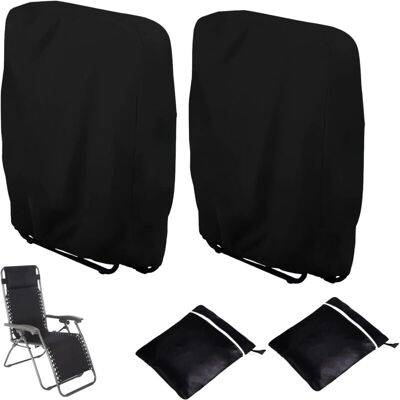 Melissa 2pcs Housse De Protection Pour Chaise Longue Pliante, Coupe-vent Anti-uv Imperméable Housses Pour Chaises De Jardin Pliantes, Housse De Chaise Longue De Jardin, Avec Sac De Transport (noir) - Publicité Melissa 2pcs Housse De Protection Pour Chaise Longue Pliante, Coupe-vent Anti-uv Imperméable Housses Pour Chaises De Jardin Pliantes, Housse De Chaise Longue De Jardin, Avec Sac De Transport (noir) - Publicité