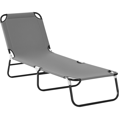 ARRIGONI Bain De Soleil Dossier Reglable 5 Positions Sechage Rapide Cadre Metal 188 X 56 X 28 Cm Gris - Publicité ARRIGONI Bain De Soleil Dossier Reglable 5 Positions Sechage Rapide Cadre Metal 188 X 56 X 28 Cm Gris - Publicité