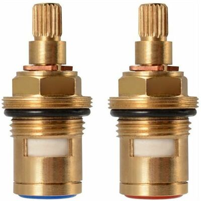 ANGEL CERDA Ensemble De Deux Pièces, Noyau De Valve En Céramique De Remplacement Universel Pour Robinet, 1/2 Pouce - Publicité ANGEL CERDA Ensemble De Deux Pièces, Noyau De Valve En Céramique De Remplacement Universel Pour Robinet, 1/2 Pouce - Publicité