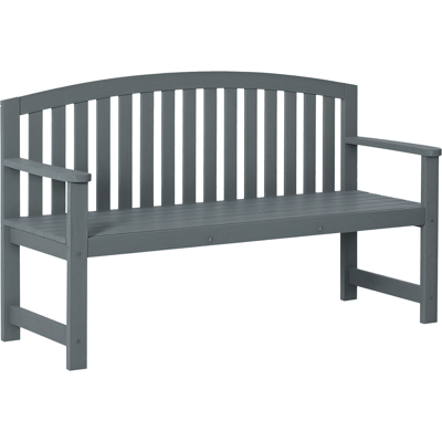 ARRIGONI Banc De Jardin 2 Places En Bois Resistant Aux Intemperies 143 X 51 X 85 Cm Gris - Publicité ARRIGONI Banc De Jardin 2 Places En Bois Resistant Aux Intemperies 143 X 51 X 85 Cm Gris - Publicité