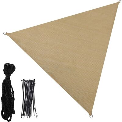 MOXIE Sjlerst Voile D'Ombrage Triangulaire 6x6x6m Imperméable À L'Eau Pes Toile D'Ombrage Blanc Cassé Avec 95% De Protection Uv Pour Patio Extérieur Jardin - Publicité MOXIE Sjlerst Voile D'Ombrage Triangulaire 6x6x6m Imperméable À L'Eau Pes Toile D'Ombrage Blanc Cassé Avec 95% De Protection Uv Pour Patio Extérieur Jardin - Publicité