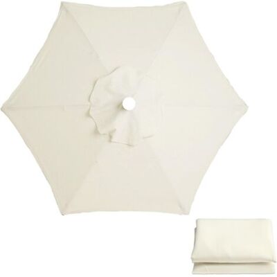 ABYSSE Toile De Remplacement Pour Parasol/3m, 6 Baleines, Housse De Parasol De Rechange, Tissu De Remplacement Pour Parapluie Universel, Pour Jardin Patio Cour Plage Piscine - Publicité ABYSSE Toile De Remplacement Pour Parasol/3m, 6 Baleines, Housse De Parasol De Rechange, Tissu De Remplacement Pour Parapluie Universel, Pour Jardin Patio Cour Plage Piscine - Publicité