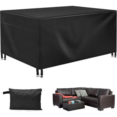 MOXIE Housse Salon De Jardin Exterieur,420d Oxford Tissu Résistant À La Vent Pluie Uv,pour Ensembles De Table Et Canapé Avec(200 160 70) - Publicité MOXIE Housse Salon De Jardin Exterieur,420d Oxford Tissu Résistant À La Vent Pluie Uv,pour Ensembles De Table Et Canapé Avec(200 160 70) - Publicité