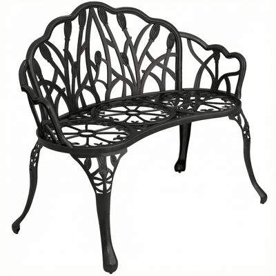 ARRIGONI Banc De Jardin 2 Places Aluminium Moule Resistant Aux Intemperies 99 X 57 X 78 Cm - Publicité ARRIGONI Banc De Jardin 2 Places Aluminium Moule Resistant Aux Intemperies 99 X 57 X 78 Cm - Publicité