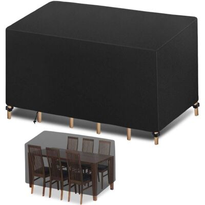 BRAST Housse De Protection Housse De Meuble, 420d Bache Salon De Jardin, Housse De Table Extérieur Bâche De Protection - Publicité BRAST Housse De Protection Housse De Meuble, 420d Bache Salon De Jardin, Housse De Table Extérieur Bâche De Protection - Publicité