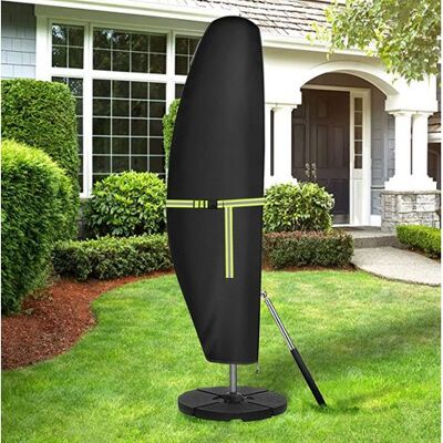 ABYSSE Housse De Parasol Imperméable En Tissu Oxford 420d, Protection Uv, Avec Sac De Rangement, Dimensions : 265 X 40 X 70/50 Cm - Publicité ABYSSE Housse De Parasol Imperméable En Tissu Oxford 420d, Protection Uv, Avec Sac De Rangement, Dimensions : 265 X 40 X 70/50 Cm - Publicité