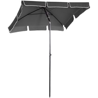ACKERMAN Parasol Parasol De Jardin Parasol De Balcon Parasol De Plage Protection Solaire Pliable Gris - Publicité ACKERMAN Parasol Parasol De Jardin Parasol De Balcon Parasol De Plage Protection Solaire Pliable Gris - Publicité