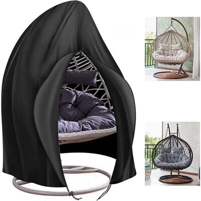 Melissa Housse De Chaise Suspendue Housse De Chaise De Jardin Oeuf Imperméable Robuste Tissu Oxford 210d Noir 230 X 200cm - Publicité Melissa Housse De Chaise Suspendue Housse De Chaise De Jardin Oeuf Imperméable Robuste Tissu Oxford 210d Noir 230 X 200cm - Publicité
