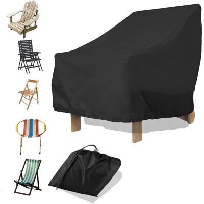 GRASSLIN 1 Housse De Protection, Tissu 210d, Imperméable, Cordon Réglable, Chaise De Jardin - Publicité GRASSLIN 1 Housse De Protection, Tissu 210d, Imperméable, Cordon Réglable, Chaise De Jardin - Publicité