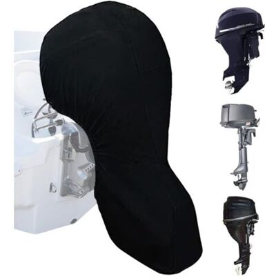 ABYSSE Housse De Moteur Hors-bord 420d Avec Revêtement Uv, Imperméable (30-60 Cv) - Publicité ABYSSE Housse De Moteur Hors-bord 420d Avec Revêtement Uv, Imperméable (30-60 Cv) - Publicité