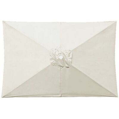 BRAST Toile De Parasol Rectangulaire, Housse De Remplacement Pour Parasol Extérieur, Parasol De Jardin Anti-uv Et Imperméable, Protection Solaire Et Pluie, Remplacement De Toile De Parasol(2x2m,blanc Cassé) - Publicité BRAST Toile De Parasol Rectangulaire, Housse De Remplacement Pour Parasol Extérieur, Parasol De Jardin Anti-uv Et Imperméable, Protection Solaire Et Pluie, Remplacement De Toile De Parasol(2x2m,blanc Cassé) - Publicité