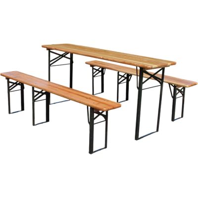 OEM Ensemble Table Et Bancs De Bar Pliable 175 Cm, 3 Pièces: 1 Table + 2 Bancs, Gain De Place, Meuble Extérieur Design Moderne Pour Balcon Et Terrasse - Publicité OEM Ensemble Table Et Bancs De Bar Pliable 175 Cm, 3 Pièces: 1 Table + 2 Bancs, Gain De Place, Meuble Extérieur Design Moderne Pour Balcon Et Terrasse - Publicité