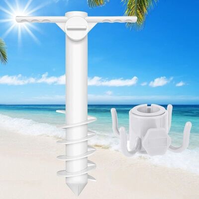 Vision Ancre De Sable Pour Parasol De Plage, Ensemble De Crochets De Suspension Pour Ancre De Sable Pour Parasol De Plage, Support De Parasol Portable, Pour Auvents Et Tentes D'Extérieur - Publicité Vision Ancre De Sable Pour Parasol De Plage, Ensemble De Crochets De Suspension Pour Ancre De Sable Pour Parasol De Plage, Support De Parasol Portable, Pour Auvents Et Tentes D'Extérieur - Publicité