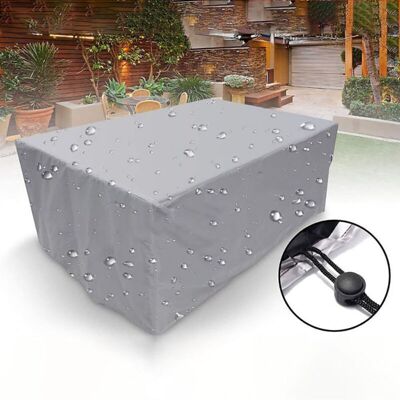 URSUS 210d Oxford Tissu Extérieur Argent Meubles Couverture Jardin Étanche Couverture Cour Table Et Chaise Combinaison Housse Anti-poussière, 1236172cm - Publicité URSUS 210d Oxford Tissu Extérieur Argent Meubles Couverture Jardin Étanche Couverture Cour Table Et Chaise Combinaison Housse Anti-poussière, 1236172cm - Publicité