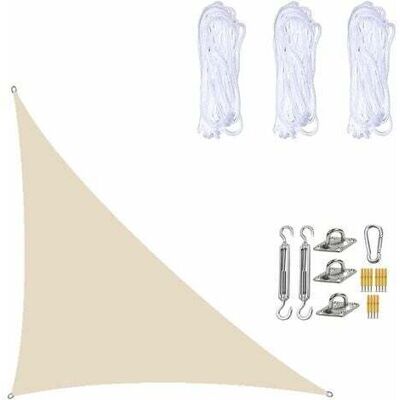 OEM Royaluxe-voile D'Ombrage Imperméable Triangle 3x4x5m – Tissu Polyéthylène 160 G/m² – Blocage Uv 90% – Installation Facile Avec Accessoires - Publicité OEM Royaluxe-voile D'Ombrage Imperméable Triangle 3x4x5m – Tissu Polyéthylène 160 G/m² – Blocage Uv 90% – Installation Facile Avec Accessoires - Publicité