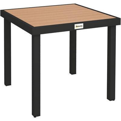 ACKERMAN Table De Jardin Plastique 78x78x74cm, Structure Aluminium, 4 Personnes, Résiste Intempéries, Idéale Terrasse/camping/balcon, Noire - Publicité ACKERMAN Table De Jardin Plastique 78x78x74cm, Structure Aluminium, 4 Personnes, Résiste Intempéries, Idéale Terrasse/camping/balcon, Noire - Publicité