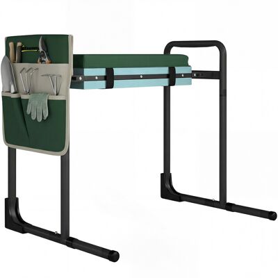 ARRIGONI Banc De Jardin Pliable Avec Genouillere Et Siege 150 Kg - Publicité ARRIGONI Banc De Jardin Pliable Avec Genouillere Et Siege 150 Kg - Publicité