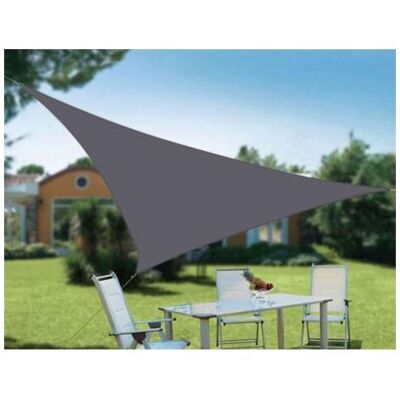 ABYSSE Voile D'Ombrage Triangulaire Anti-uv À 98 % Pour Jardin Extérieur - 3 X 3 X 3 M - Publicité ABYSSE Voile D'Ombrage Triangulaire Anti-uv À 98 % Pour Jardin Extérieur - 3 X 3 X 3 M - Publicité
