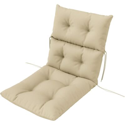 ACKERMAN Coussin D'Assise, 115 X 56 Cm, Coussin De Chaise Avec Attaches, Dossier, 10 Cm D'Épaisseur, Hydrofuge, Beige, Pour La Maison, Le Jardin, Le Bureau Et Les Chaises. Publicité ACKERMAN Coussin D'Assise, 115 X 56 Cm, Coussin De Chaise Avec Attaches, Dossier, 10 Cm D'Épaisseur, Hydrofuge, Beige, Pour La Maison, Le Jardin, Le Bureau Et Les Chaises. Publicité