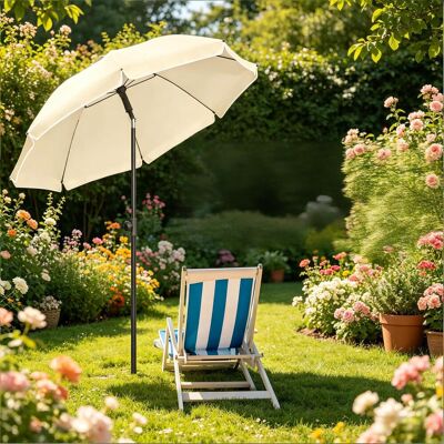 OEM Parasol Plage Pliable Aluminium Polyester Anti-uv Étanche Structure Flexible Rangement Compact, Adapté Jardin Terrasse Extérieur, Parasol Seul Fourni - Publicité OEM Parasol Plage Pliable Aluminium Polyester Anti-uv Étanche Structure Flexible Rangement Compact, Adapté Jardin Terrasse Extérieur, Parasol Seul Fourni - Publicité