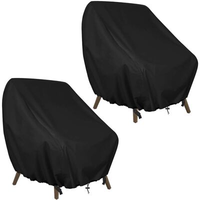 GRASSLIN 2 Housses De Chaise, Tissu Oxford 420d, Imperméable, Cordon De Serrage, Pour Jardin Et Balcon - Publicité GRASSLIN 2 Housses De Chaise, Tissu Oxford 420d, Imperméable, Cordon De Serrage, Pour Jardin Et Balcon - Publicité