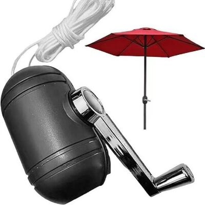 ANGEL CERDA Accessoires Pour Parasol De Jardin Avec Système De Poignée Rotative - Comprend Une Corde Et Une Poignée De Parasol - Publicité ANGEL CERDA Accessoires Pour Parasol De Jardin Avec Système De Poignée Rotative - Comprend Une Corde Et Une Poignée De Parasol - Publicité