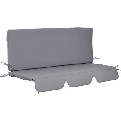 ARRIGONI Coussins Pour Balancelle De Jardin, Coussins Pour Balancelle 3 Places, 2 Pièces,130 X 45 X 5 Cm, Gris Foncé - Publicité ARRIGONI Coussins Pour Balancelle De Jardin, Coussins Pour Balancelle 3 Places, 2 Pièces,130 X 45 X 5 Cm, Gris Foncé - Publicité