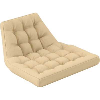 ACKERMAN Coussin D'Assise, 120 X 100 Cm, Coussin De Chaise Avec Dossier, 8 Cm D'Épaisseur, Déperlant, Pour Fauteuils À Bascule Et Paniers Suspendus, Beige - Publicité ACKERMAN Coussin D'Assise, 120 X 100 Cm, Coussin De Chaise Avec Dossier, 8 Cm D'Épaisseur, Déperlant, Pour Fauteuils À Bascule Et Paniers Suspendus, Beige - Publicité