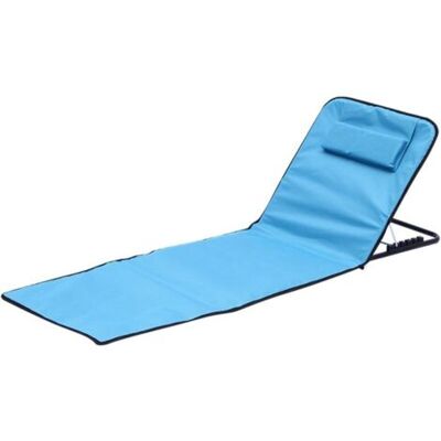 ABYSSE Chaise De Plage, Tapis De Plage, Transat Confortable 145 Cm, Tapis De Plage Pliable Avec Dossier Réglable, Chaise De Plage Pliable Léger, Tapis De Repos - Publicité ABYSSE Chaise De Plage, Tapis De Plage, Transat Confortable 145 Cm, Tapis De Plage Pliable Avec Dossier Réglable, Chaise De Plage Pliable Léger, Tapis De Repos - Publicité
