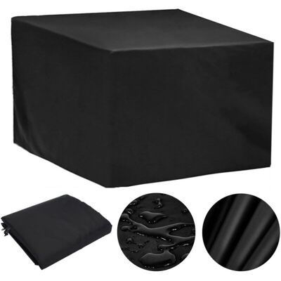 MOXIE Housse Salon De Jardin Exterieur 110x110x85cm Oxford Housse De Protection De Jardin Imperméable Au Vent Anti-uv Bache Table De Jardin (noir) - Publicité MOXIE Housse Salon De Jardin Exterieur 110x110x85cm Oxford Housse De Protection De Jardin Imperméable Au Vent Anti-uv Bache Table De Jardin (noir) - Publicité