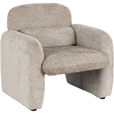 HABITAT ET JARDIN Fauteuil Lounge En Tissu Chiné "cozmo" - 78 X 79 X 77 Cm - Beige - Publicité HABITAT ET JARDIN Fauteuil Lounge En Tissu Chiné "cozmo" - 78 X 79 X 77 Cm - Beige - Publicité