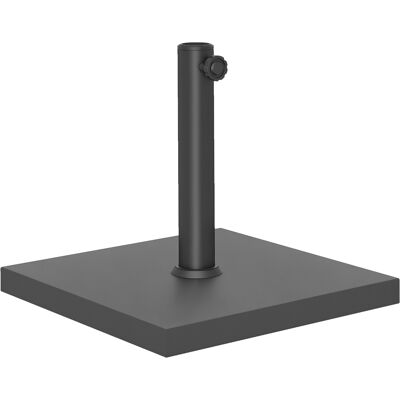 ARRIGONI Pied De Parasol, Socle Parasol Extérieur En Béton 18 Kg, Pour Mât De Ø 38-48 Mm, Pour Jardin Patio, 44 X 44 X 30 Cm Noir - Publicité ARRIGONI Pied De Parasol, Socle Parasol Extérieur En Béton 18 Kg, Pour Mât De Ø 38-48 Mm, Pour Jardin Patio, 44 X 44 X 30 Cm Noir - Publicité