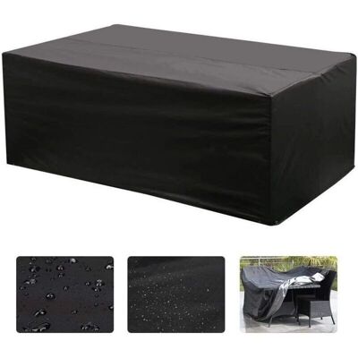 Melissa Housse Salon Rectangular 213x132x74 Cm Oxford Pour Meubles Jardin, Protection Uv (noir) - Publicité Melissa Housse Salon Rectangular 213x132x74 Cm Oxford Pour Meubles Jardin, Protection Uv (noir) - Publicité