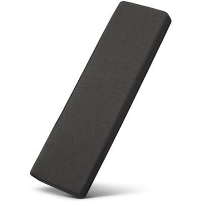 BEAUTISSU Coussin D'Assise D'Extérieur Calme Bk 120 X 40 X 5 Cm, Gris Graphite - Publicité BEAUTISSU Coussin D'Assise D'Extérieur Calme Bk 120 X 40 X 5 Cm, Gris Graphite - Publicité