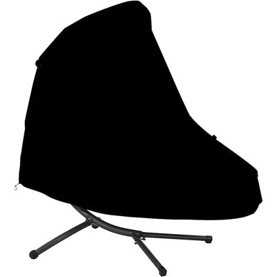 GRASSLIN 1 Housse De Chaise Suspendue Tissu Oxford 420d Imperméable Avec Fermeture Éclair Pour Jardin Et Terrasse Noir - Publicité GRASSLIN 1 Housse De Chaise Suspendue Tissu Oxford 420d Imperméable Avec Fermeture Éclair Pour Jardin Et Terrasse Noir - Publicité