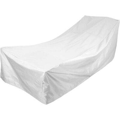 GRASSLIN 1 Housse Chaise Longue Jardin, Tissu Oxford Imperméable, Anti-uv Argent, Protection Extérieur 79x208x76cm - Publicité GRASSLIN 1 Housse Chaise Longue Jardin, Tissu Oxford Imperméable, Anti-uv Argent, Protection Extérieur 79x208x76cm - Publicité