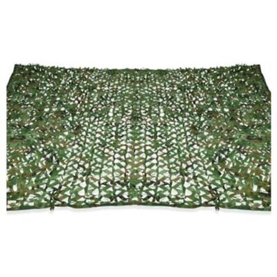 ABYSSE Voile D'Ombrage Rectangulaire Design Camouflage 3x5 M Maille Verte - Publicité ABYSSE Voile D'Ombrage Rectangulaire Design Camouflage 3x5 M Maille Verte - Publicité