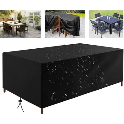 GRASSLIN 1 Housse Table De Jardin 190x75x70cm Imperméable Tissu Oxford 420d Anti-uv Extérieur - Publicité GRASSLIN 1 Housse Table De Jardin 190x75x70cm Imperméable Tissu Oxford 420d Anti-uv Extérieur - Publicité